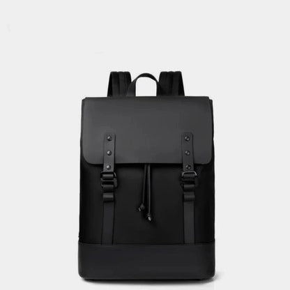 Sac a Dos Ordinateur Alexis | La Casa du Cuir Noir / 30x41x15cm / Nylon Impermeable