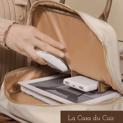 Sac à Dos Ordinateur Femme Agnes | La Casa du Cuir sac à dos ordinateur