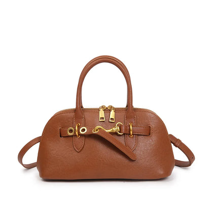 Sac à Main Bandoulière Femme Lyra | Élégant, Luxe & Intemporel Marron / Cuir sac à main