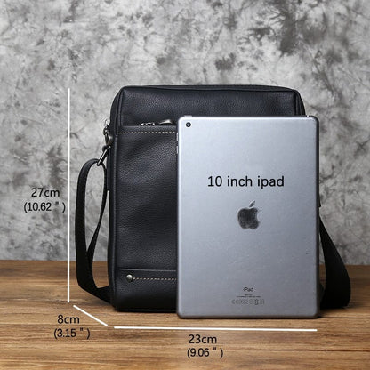 Sac à Main Homme Cuir Ayden | La Casa du Cuir Noir Classic / Cuir / Homme sac à main