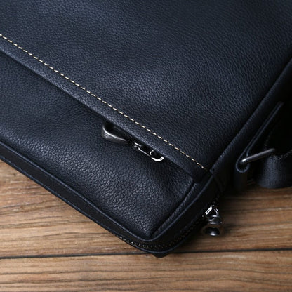 Sac à Main Homme Cuir Ayden | La Casa du Cuir Noir Classic / Cuir / Homme sac à main