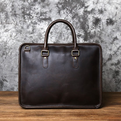 Sac à Main Homme Cuir Valentin | La Casa du Cuir Café / Cuir / Homme sac à main