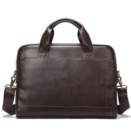 Sac à Main Homme Cuir Nino | La Casa du Cuir Noir Grand / 15.6 Pouces / Cuir sac à main