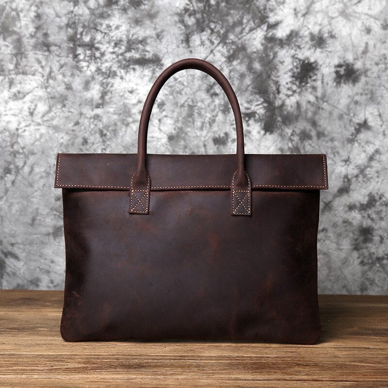 Sac à Main Homme Cuir  Maron (Petit) / Cuir / Homme sac à main