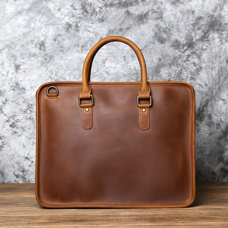 Sac à Main Homme Cuir  Marron / Cuir / Homme sac à main