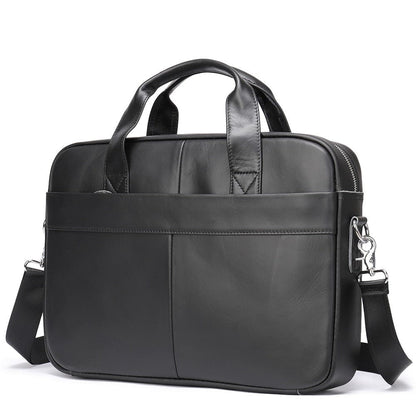 Sac à Main Homme Cuir Eliott | Élégance & Organisation Quotidienne Noir Clair / Cuir Vegan / Homme sac à main
