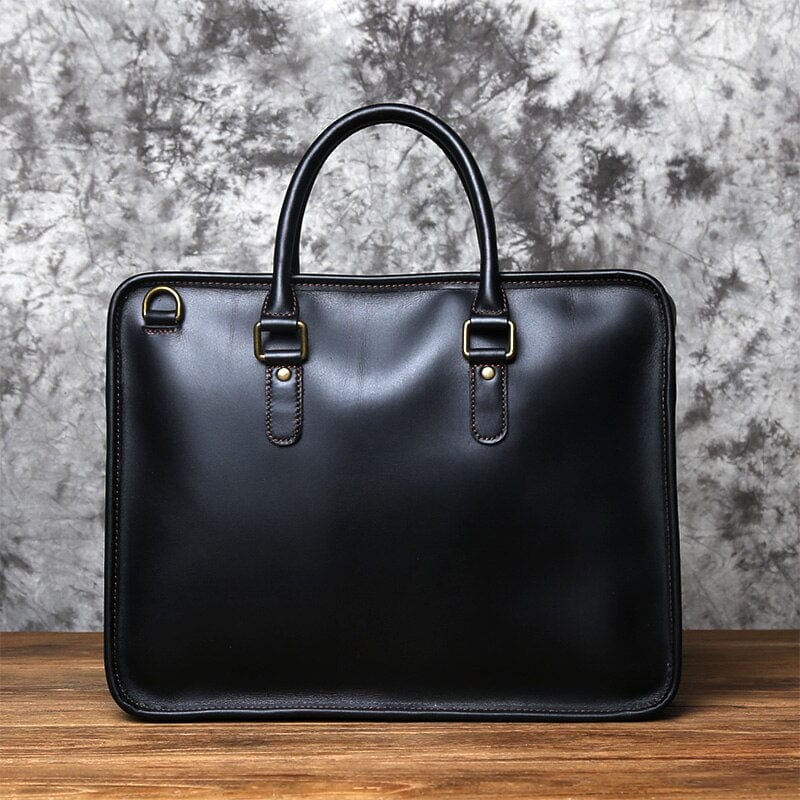 Sac à Main Homme Cuir  Noir / Cuir / Homme sac à main