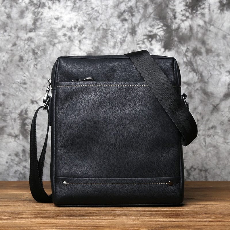 Sac à Main Homme Cuir  Noir / Cuir / Homme sac à main