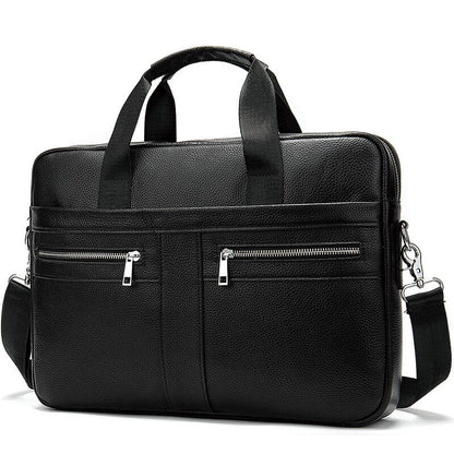 Sac à Main Homme Cuir Eliott | Élégance & Organisation Quotidienne Noir / Cuir Vegan / Homme sac à main