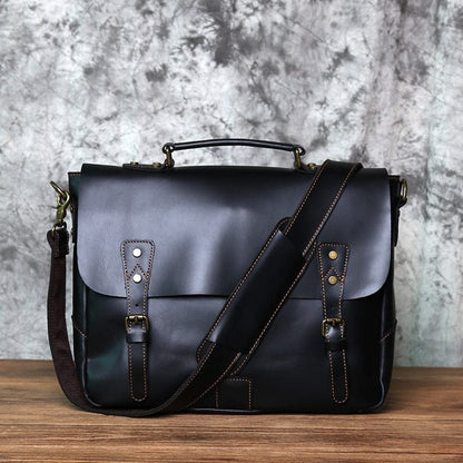Sac à Main Homme Cuir Marceau | La Casa du Cuir Noir / Cuir / Homme sac à main