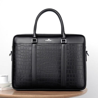 Sac à Main Homme Cuir Victor | La Casa du Cuir Noir / Cuir Vegan / Homme sac à main