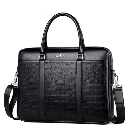 Sac à Main Homme Cuir Victor | La Casa du Cuir Noir / Cuir Vegan / Homme sac à main