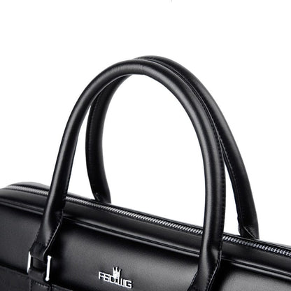 Sac à Main Homme Cuir Victor | La Casa du Cuir Noir / Cuir Vegan / Homme sac à main