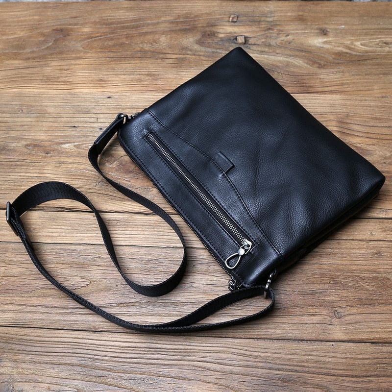 Sac à Main Homme Cuir  Noir / Cuir / Homme sac à main