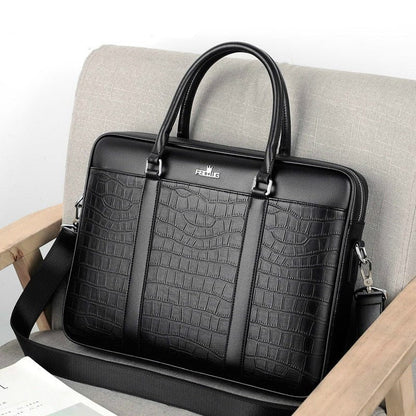 Sac à Main Homme Cuir Victor | La Casa du Cuir Noir / Cuir Vegan / Homme sac à main