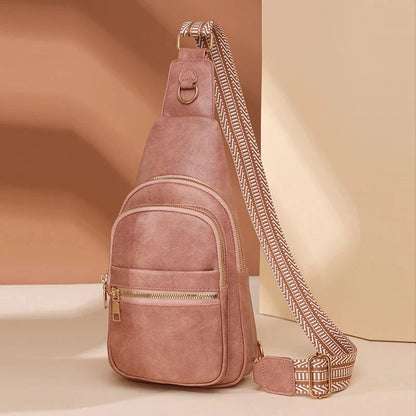 Sac Banane Bandouliere Femme Rose / 18cm10cm32cm / Cuir (PU)