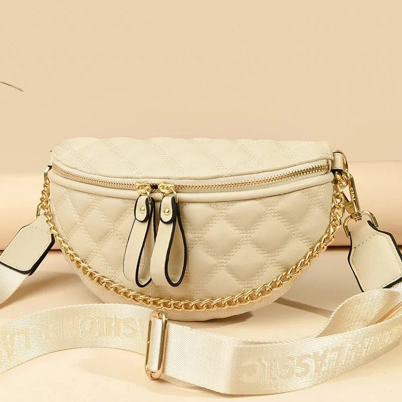 Sac Banane Beige Beige / 24cmx17cmx8cm / Cuir (PU)