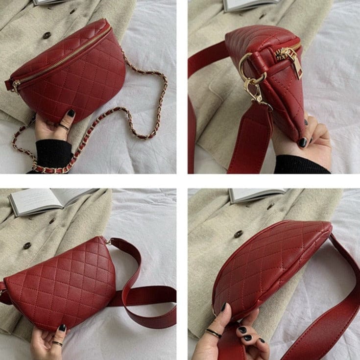 Sac banane rouge outlet femme