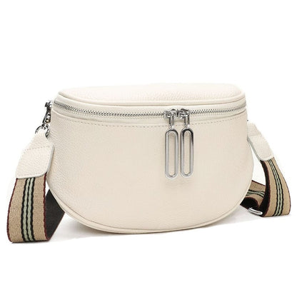Sac Banane Cuir Femme Viviana | La Casa du Cuir Beige / Cuir Vegan / Femme Sacs banane