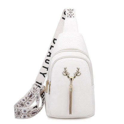 Sac Banane Cuir Femme Ava | La Casa du Cuir Blanc / Cuir Vegan / Femme Sacs banane