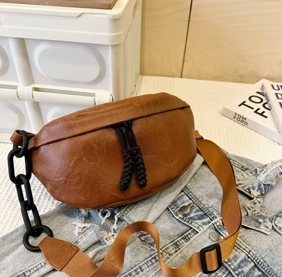 Sac Banane Cuir Femme Célia  | La Casa du Cuir Marron / Cuir (PU) / Femme Sacs banane