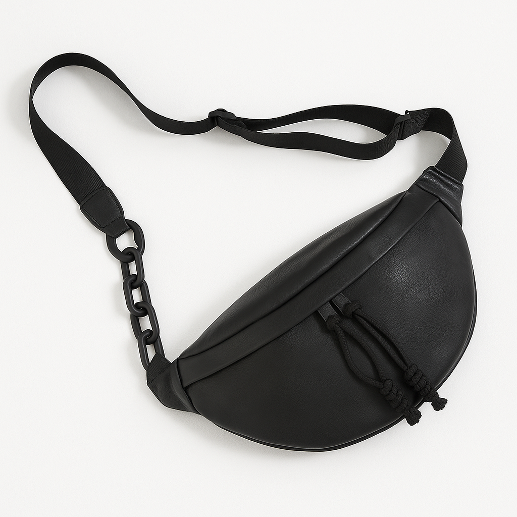Sac Banane Cuir Femme Héloïse | La Casa du Cuir Noir / Cuir (PU) / Femme Sacs banane