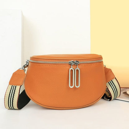 Sac Banane Cuir Femme Viviana | La Casa du Cuir Marron Clair / Cuir Vegan / Femme Sacs banane