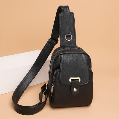 Sac Banane Cuir Femme Alexandra | La Casa du Cuir Noir / Cuir PU / Femme Sacs banane