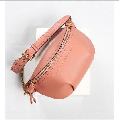Sac Banane Cuir Femme Elise| La Casa du Cuir Rose / Cuir / Femme Sacs banane