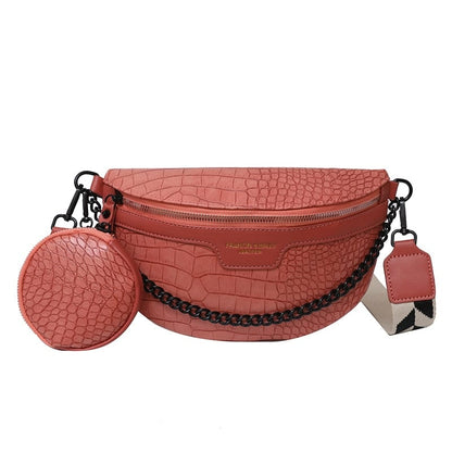 Sac Banane Cuir Femme Amaranta | La Casa du Cuir Rosé / PU / Sac Banane Sacs banane