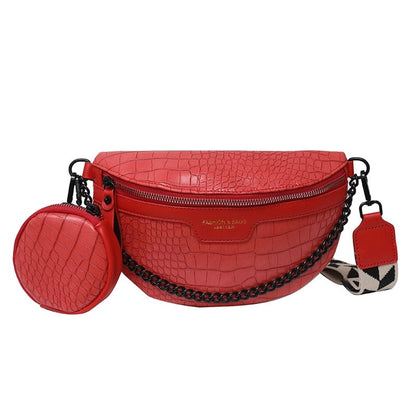 Sac Banane Cuir Femme Amaranta | La Casa du Cuir Rouge / PU / Sac Banane Sacs banane