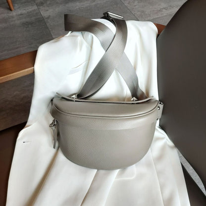Sac Banane Cuir Femme Catalina | La Casa du Cuir Gris / Cuir Véritable Sacs banane