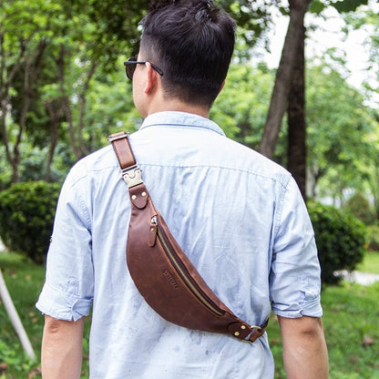 Sac Banane Cuir Homme Yanis | La Casa du Cuir Sacs banane
