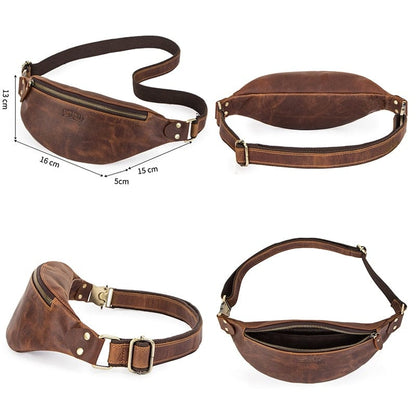Sac Banane Cuir Homme Yanis | La Casa du Cuir Sacs banane