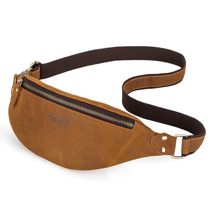 Sac Banane Cuir Homme Yanis | La Casa du Cuir Marron / Cuir / Homme Sacs banane
