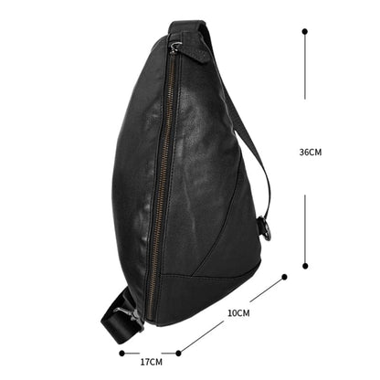 Sac Banane Cuir Homme Ibrahim | La Casa du Cuir Noir / Cuir / Homme Sacs banane