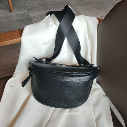 Sac Banane Cuir Femme Catalina | La Casa du Cuir Noir / Cuir Véritable Sacs banane