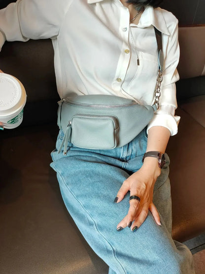 Sac Banane Femme Chic en Cuir Sac Cuir