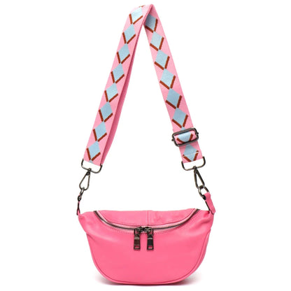 Sac Banane Femme Chic Lys Rose / 25x14x7cm / Cuir Sac Banane