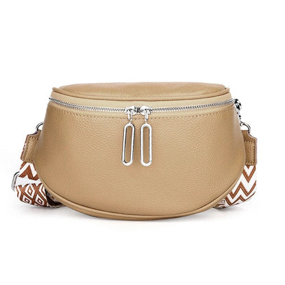 Sac Banane Cuir Femme Viviana | La Casa du Cuir Khaki / Cuir Vegan / Femme Sacs banane