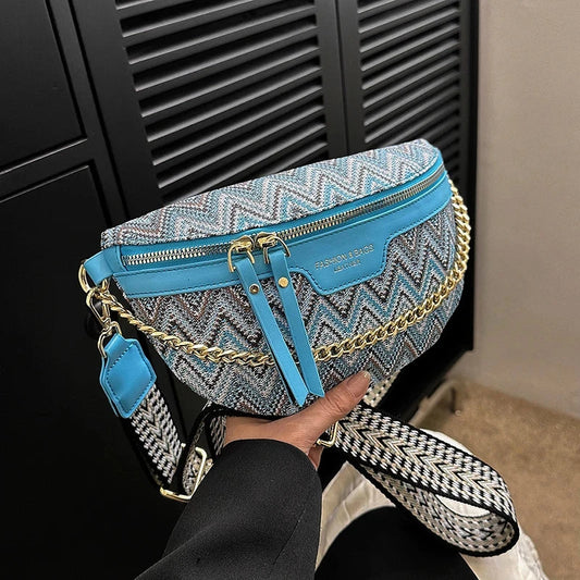 Sac Banane Femme Tissu Sac Cuir