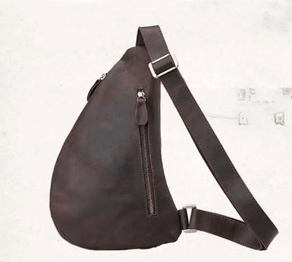 Sac Banane Cuir Homme Baptiste | La Casa du Cuir Café / Cuir / Homme Sacs banane