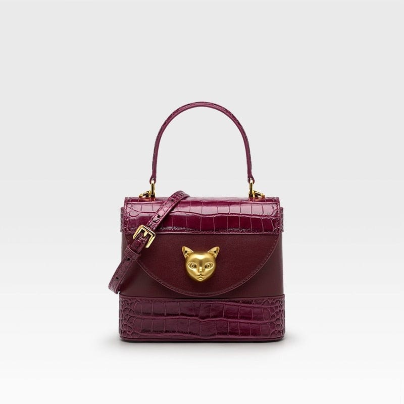 Sac Bandoulière Cuir Femme Violacé / Cuir / Femme Sac bandoulière