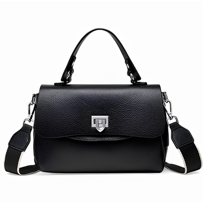Sac Bandoulière Cuir Femme Juliette | La Casa du Cuir Noir / 25 cm / Cuir Sac bandoulière