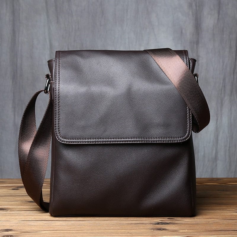 Sac Bandoulière Homme  Café / Cuir / Homme Sac bandoulière