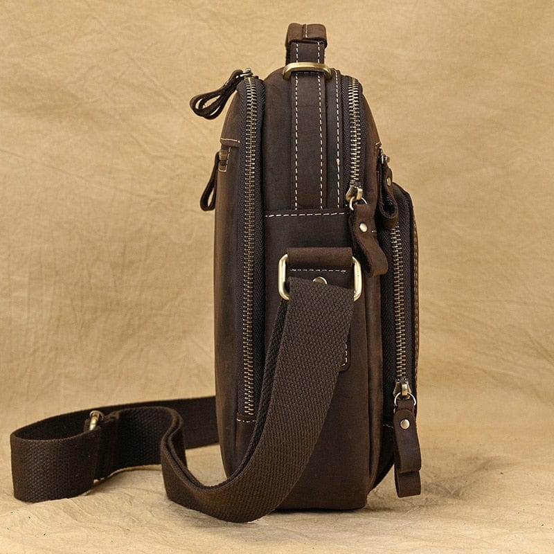 Sac Bandoulière Homme Cuir  Sac bandoulière