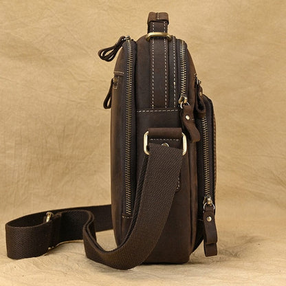 Sac Bandoulière Homme Cuir Travail | Élégant et Pratique Sac bandoulière