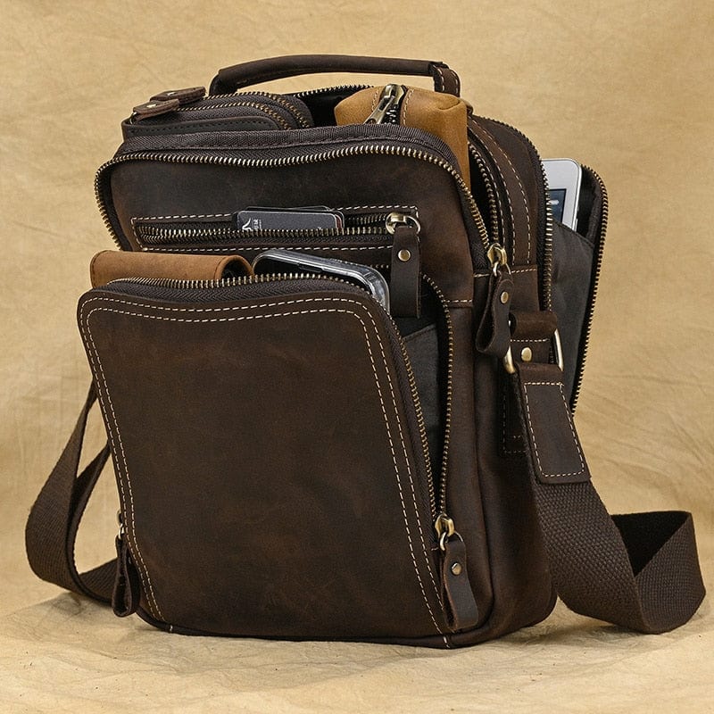 Sac Bandoulière Homme Cuir  Sac bandoulière