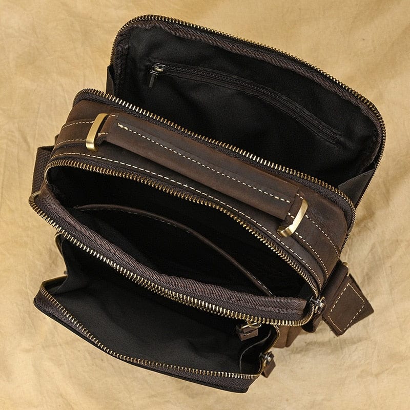 Sac Bandoulière Homme Cuir  Sac bandoulière