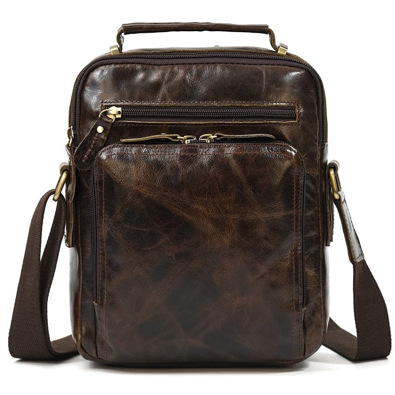 Sac Bandoulière Homme Cuir  Café / Cuir / Homme Sac bandoulière